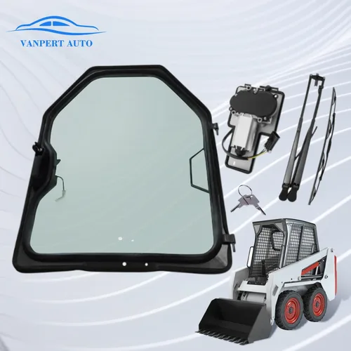Miniatura 6 de 7109665 6729776 - Marco de puerta delantera y montaje de ventana compatible con Bobcat T110 T140 T180 T190 T200 T250 T300 T320 751 753 763 863 864