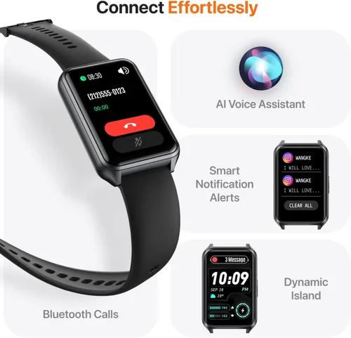 Miniatura 2 de SGJIK Reloj inteligente rastreador de actividad física con monitor de sueño de frecuencia cardíaca 24/7, presión arterial, más de 100 modos