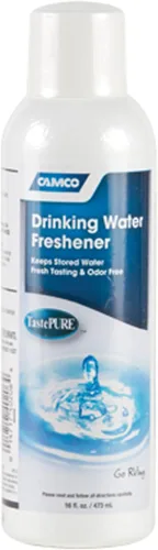 Camco TastePURE Refrescante de Agua Potable - Previene la Acumulación de Algas y Limo en tu Tanque de Agua Potable, Elimina Olores y Malos Sabores