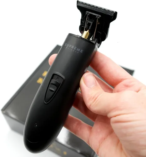 Miniatura 7 de Supreme Trimmer 2 en 1 DLC T-Shaper recortadora de barba y cabello + afeitadora de lámina Crunch Lite Kit de viaje y precisión de grado