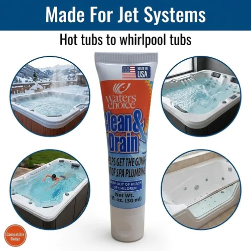 Miniatura 6 de Producto de purga de limpieza de spa Waters Choice Clean & Drain