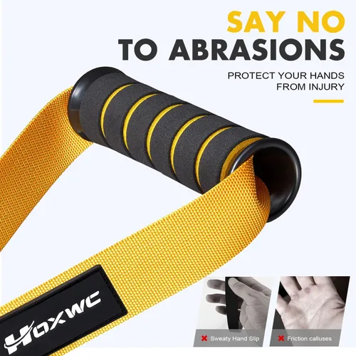 Miniatura 6 de Bandas de resistencia, banda de resistencia resistente con anclaje de puerta, asas, bandas de ejercicio para entrenar hombres y mujeres, ideal