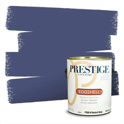 Miniatura 922 de Pintura Exterior + imprimación PRESTIGE, todo-en-uno, 1 galón, acabado mate, color comparable al Valspar* Royal Gray* VS151-Gris real