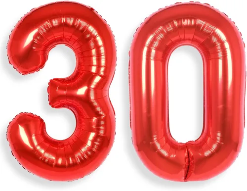 Miniatura 6 de AULE Globos de helio con letra roja S, de 40 pulgadas, grandes, gigantes, de lámina de mylar, rojos, para decoraciones de cumpleaños, aniversarios