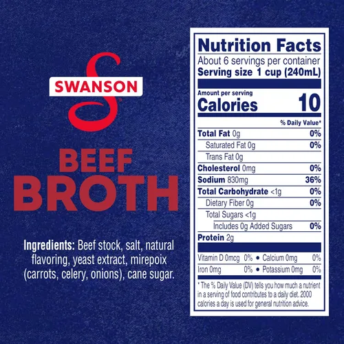 Miniatura 2 de SWANSON S Caldo de carne, cartón de 48 oz