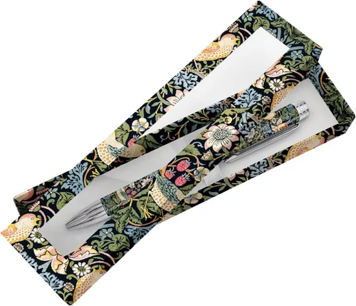 Miniatura 5 de RainCaper - Bolígrafo de lujo con caja de regalo, negro, elegante pluma de diseño artístico para mujeres y hombres (Nenúfares de Monet)