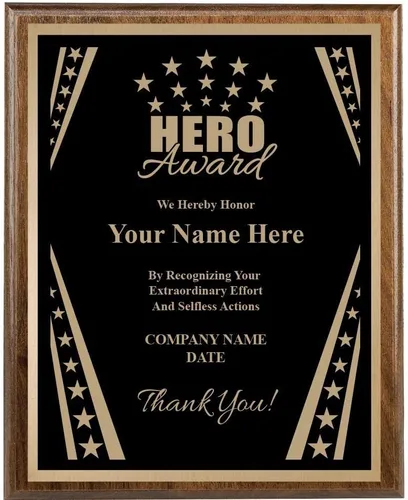 Miniatura 7 de Crown Awards 8x10 Personalized Recognition Plaque Trophy Award Varios