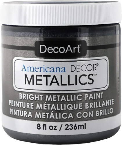 Miniatura 12 de DecoArt Americana Decor Metallics - Pintura metálica de oro de 24 quilates, paquete de 3 (8 onzas líquidas), pinturas metálicas de bricolaje