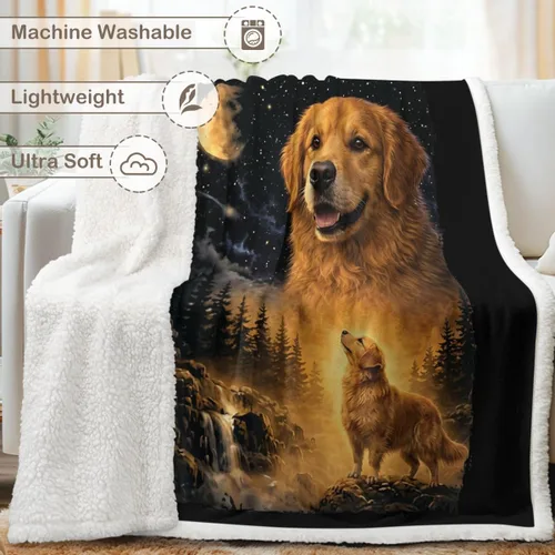 Miniatura 209 de Autumn Teddy Dog Patchwork Sherpa Blanket Fall Cozy Throw Blanket Cute Puppy Quilt Style Warm Soft Blanket for Couch Sofa Bedroom Decor 50x60 Inches