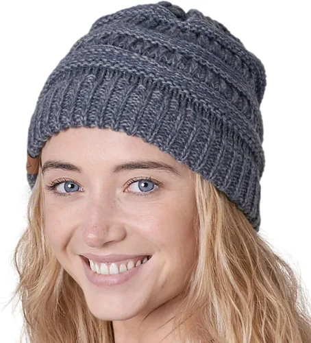 Miniatura 13 de Gorro de punto para mujer, cálido y suave, elástico, para clima frío de Tough Headwear