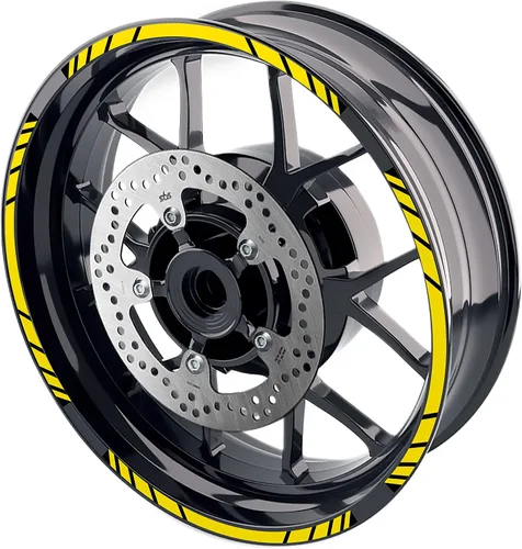 Miniatura 17 de MC MOTOPARTS Pegatinas para llantas exteriores de 17 pulgadas S01B compatibles con YZF R125 MT125 MT07 MT10 MT25 FZ25 MT03 (azul)