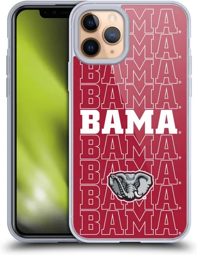 Miniatura 353 de Head Case Designs Funda de gel suave con licencia oficial de la Universidad de Alabama UA Collage compatible con Apple iPhone 13 Pro Max