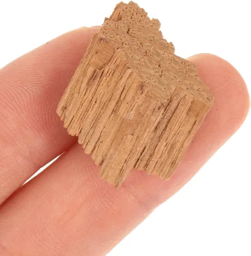 Miniatura 3 de Hemoton Paquete de 1 paquete de chips de roble para batidor francés, suministros para hacer vino, chips de roble para envejecer, cubos de whisky, As