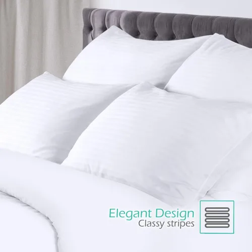 Miniatura 2 de Nestl Almohada corporal para adultos – Almohada larga para cama – Almohada de embarazo alternativa de plumón – Almohada 100% algodón con relleno
