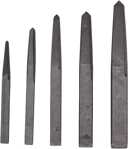 Miniatura 3 de Century Drill & Tool 73215 Juego de extractor de tornillos de flauta cuadrada de 5 piezas, #1 - #5, para extraer tornillos rotos y pernos sin dañar