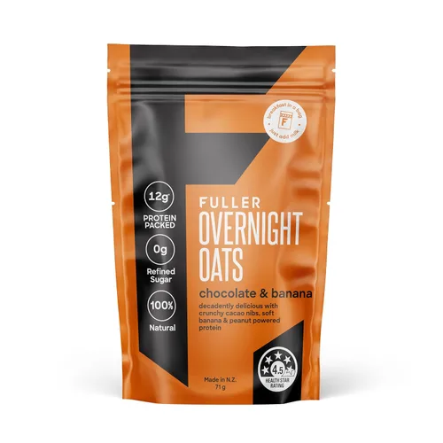 Miniatura 6 de Deliciosa avena nocturna con alto contenido de proteínas y arándanos y vainilla, FULLER diseñado por nutricionistas para más tiempo con bajo