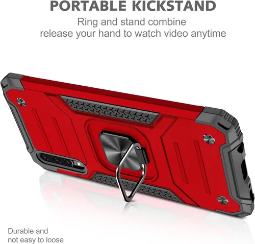 Miniatura 2 de Dionsibei Funda para Samsung Galaxy A50 A50S A30S grado militar con función atril incorporada, soporte de armadura resistente a prueba de golpes