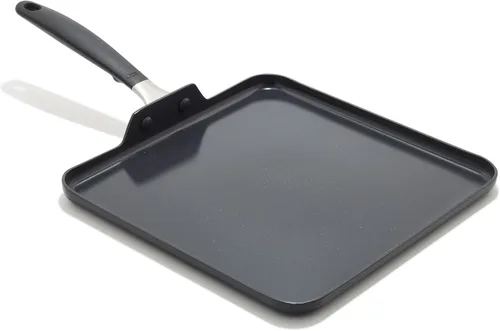 Miniatura 10 de OXO Sartén antiadherente de 8 pulgadas, mango de silicona sin BPA, apto para lavavajillas y horno, sartén de cerámica sin PFAS, color negro