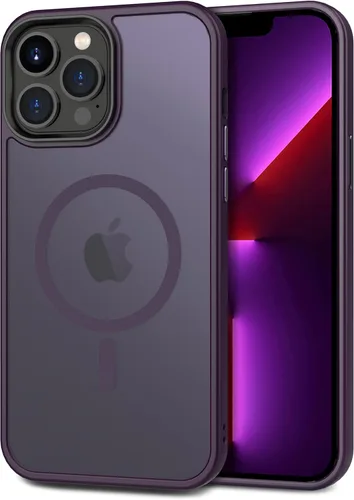 Miniatura 62 de CACOE Funda magnética para iPhone 12 y iPhone 12 Pro de 6.1 pulgadas - Compatible con MagSafe y soporte magnético para teléfono en el automóvil,