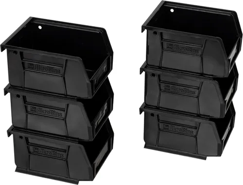 Miniatura 18 de Akro-Mils 08212YELLO 30210 AkroBins contenedores de plástico para almacenamiento, se pueden colgar y son apilables, (5 x 4 x 3 pulgadas)