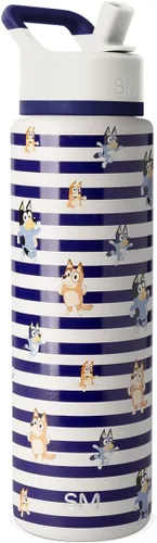 Miniatura 28 de Simple Modern Summit - Botella de agua con tapa con pajilla, vaso aislado de acero inoxidable a prueba de fugas de Disney de 30 onzas, regalos