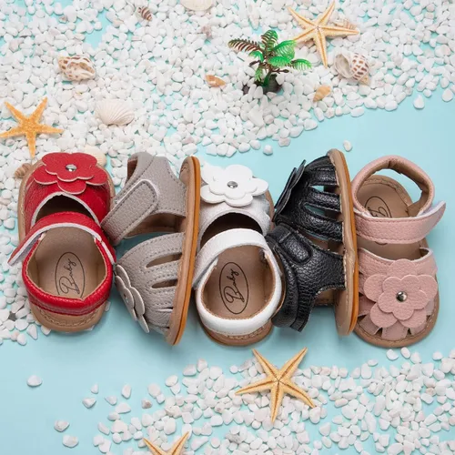 Miniatura 3 de KIDSUN Baby Girls Boys Sandals Infant Summer Beach Shoes Anti Slip Rubber Sole Outdoor First Walking Crib Shoes