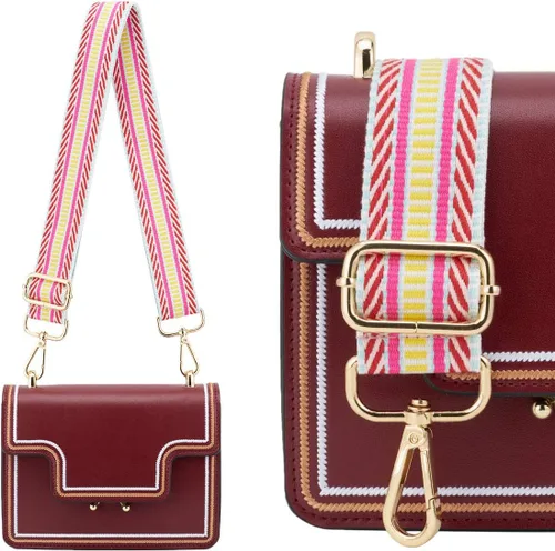 Miniatura 364 de ZOOEASS - Correa de repuesto para cartera, para colgar en el hombro o para cruzar, ancha y ajustable, de lona