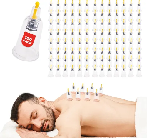 Miniatura 13 de [Paquete de 100 ventosas a granel para terapia de masaje – B1 B2 B3 B4 B5 B6 B7 U4 U5 – B1 (2.95 pulgadas) – Juego de terapia profesional al por