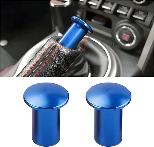 Miniatura 9 de AICEL Botón de Deriva con Perilla Giratoria, 2 Piezas Cubierta de Emergencia para Mango de Freno de Mano E-Brake, Botón de Bloqueo de Perilla