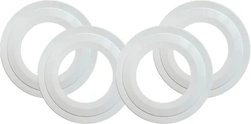 Miniatura 7 de Soliseed Anillo Goof de 5/6 pulgadas para iluminación empotrada, anillo negro para moldura de goof, diámetro exterior de 8.62 pulgadas, diámetro