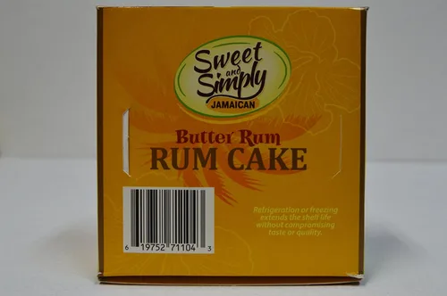 Miniatura 3 de Sweet and Simply Jamaican Pastel de ron con mantequilla 4oz