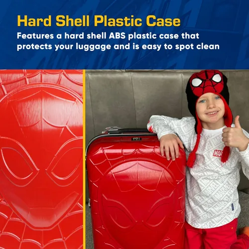 Miniatura 4 de FUL Marvel Spider-Man - Maleta rígida moldeada con ruedas, Rojo -, Marvel Spider-Man - Maleta rígida moldeada con ruedas