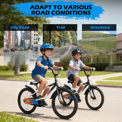 Miniatura 8 de WEIZE Kids Bike, 16 Inch Children Bicycle for Boys & Girls Ages 4-7 Years Old, Rider Height 41-53 Inch, Adjustable Seat & Handlebars, Coaster Brake