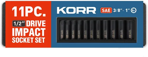 Miniatura 2 de KORR Tools KSS001 - Juego de llaves de impacto