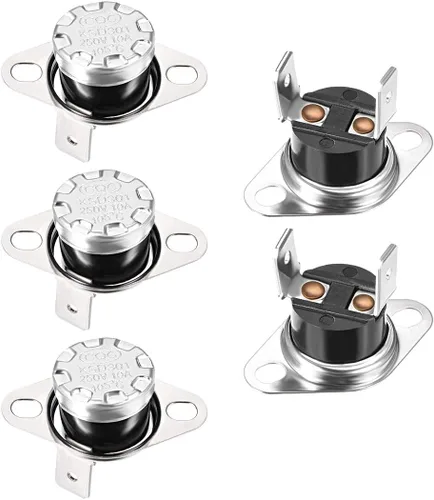 Miniatura 32 de uxcell KSD301 Termostato 104.0 °F/104°F 10A N.C Ajustar interruptor de temperatura de disco rápido para microondas, horno, cafetera 2 piezas
