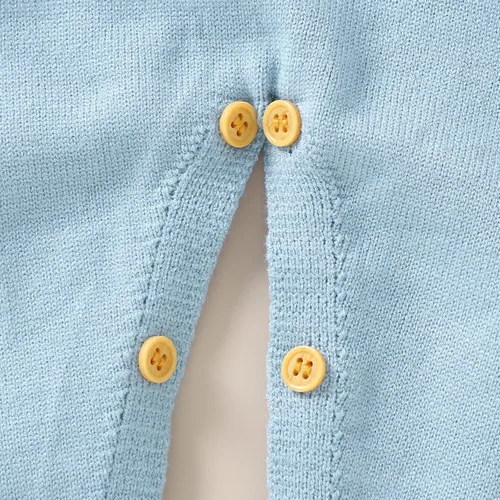 Miniatura 4 de JNBLDA Traje de Pascua para bebé recién nacido, overol de manga larga, lindo estampado de conejo