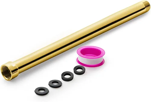 Miniatura 21 de OFFO Brazo de extensión de cabezal de ducha, extensión de brazo de ducha, extensor de cabezal de ducha hecho de acero inoxidable 304, extensión