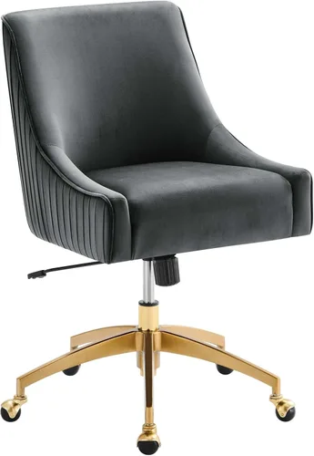 Miniatura 5 de Modway EEI-5080-GRN Discern Performance - Silla de oficina de terciopelo, color verde