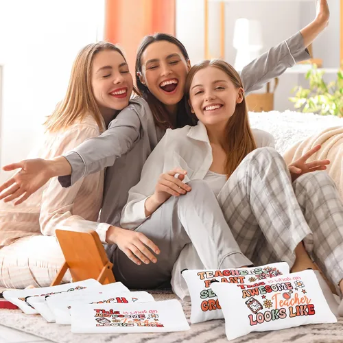 Miniatura 5 de Yahenda Bolsa de Maquillaje de Cosméticos de 16 Piezas, Bolsa Inspiradora con Cremallera, Regalos de Agradecimiento Inspiradores para Mujeres
