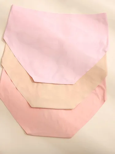 Miniatura 4 de OYOANGLE Ropa interior de maternidad para mujer, 5 unidades, sin costuras, transpirables, invisibles, invisibles