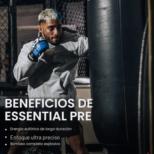 Miniatura 5 de RAW Essential - Polvo preentrenamiento (estallido de frutas) - Suplemento deportivo de Chris Bumstead para hombres y mujeres - Polvo energético