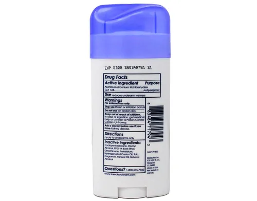 Miniatura 3 de Sure Desodorante antitranspirante sólido original sin perfume, 2.70 onzas (paquete de 6)