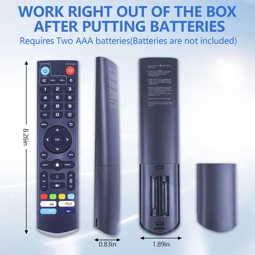 Miniatura 7 de Nuevo control remoto de voz V3 Pro compatible con vSeeBox V1/V2, V3/V2/V1/V5 Pro, V3Plus, Max/Elite/Max Control remoto por voz Bluetooth inteligente