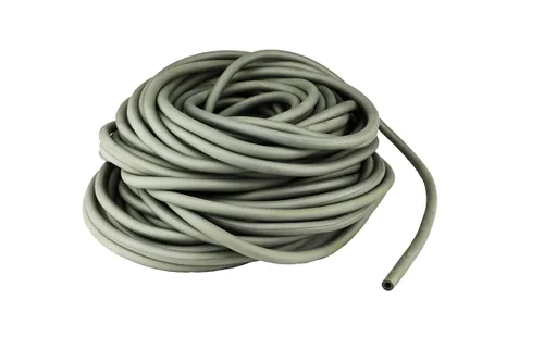 CanDo – Tubos de libre ejercicio de látex, Rollo de 25 pies, Plateado , 1