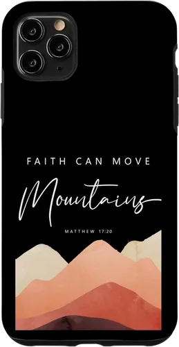 Miniatura 13 de iPhone 12/12 Pro Faith Can Move Mountains - Funda cristiana inspiradora Mateo 17 20