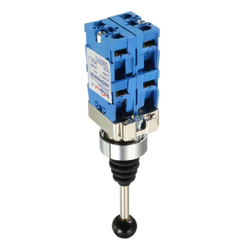 Miniatura 3 de uxcell Controladores de interruptor de palanca de mando 4 posiciones 4NO Tipo momentáneo 150V/250V/600V 0.866 in Montaje en panel