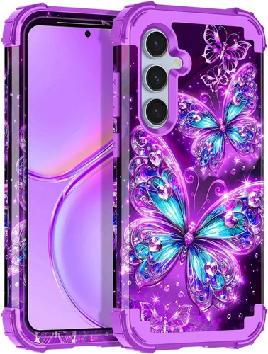 Miniatura 71 de Casetego Funda para Galaxy A16 5G, Tres Capas de Alta Resistencia Robusta a Prueba de Golpes, Protección Completa Rugosa de PC Duro + Parachoques