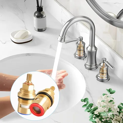 Miniatura 5 de Cartucho de cerámica para Grohe 45887000, piezas de repuesto de cartuchos de grifo, reemplazo de cartucho de grifo de baño, agua fría para cartuchos