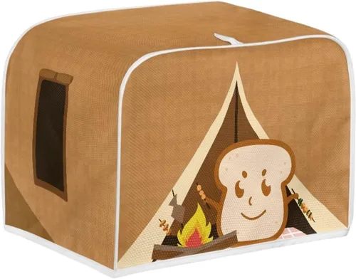 Miniatura 2 de DISNIMO Cubierta para tostadora de 2 rebanadas, tostadora de pan, cubierta a prueba de polvo, cubierta lavable para electrodomésticos pequeños