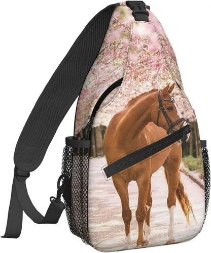 Miniatura 8 de Famame Mochila bandolera para el pecho, bolsa de hombro, gimnasio, ciclismo, viajes, senderismo, mochila para hombres y mujeres.., Multicolor27.